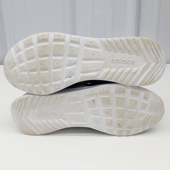 Adidas QT Racer 2.0 Women's Running Shoes Sneakers Black Metallic Gold Size 7.5 - Picture 5 of 6